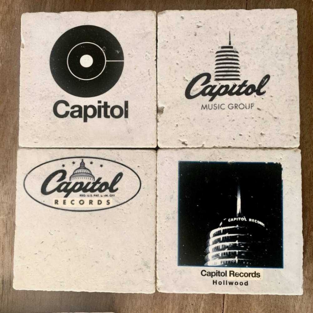 Tumbled or Smooth Marble Coaster set